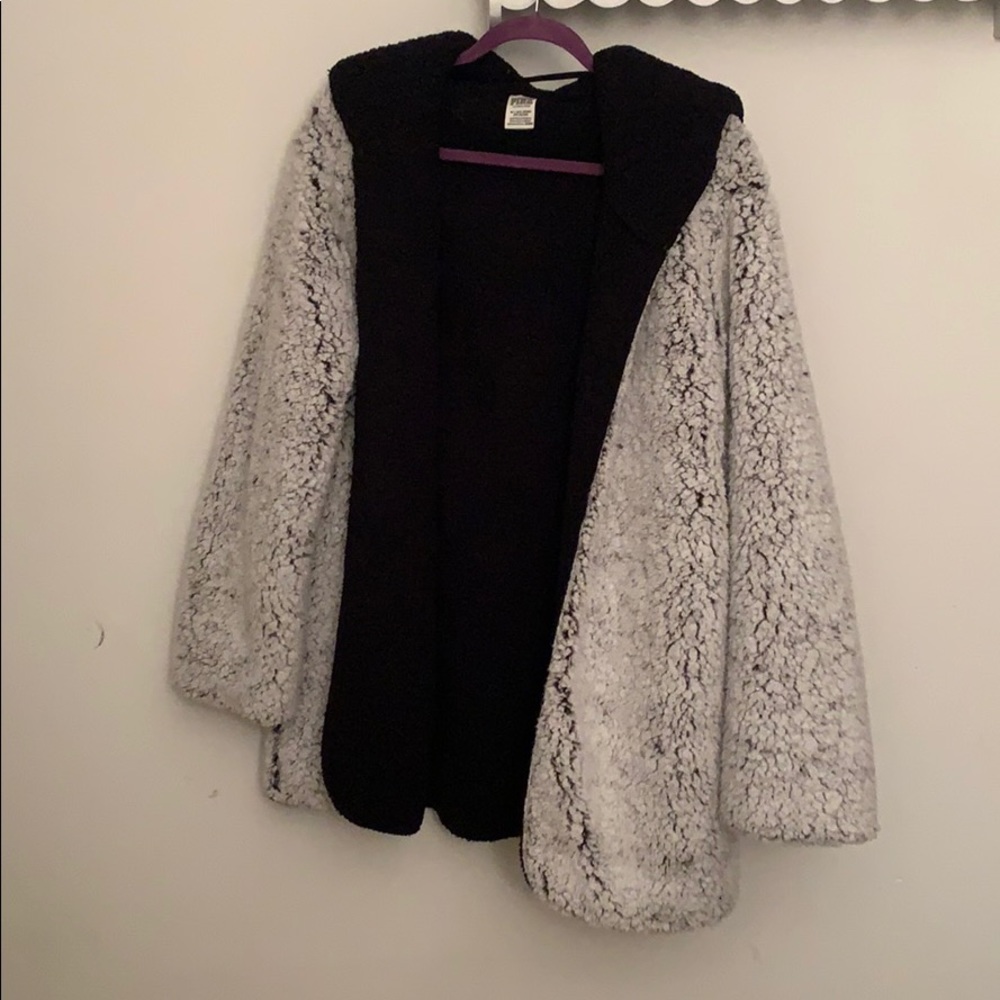 PINK TEDDY BEAR JACKET REVERSIBLE